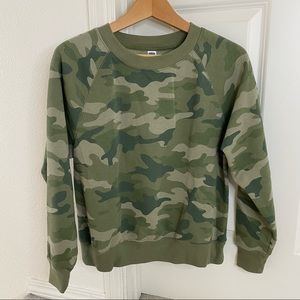 Old Navy Crewneck Camo Sweatshirt